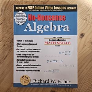 Math Essentials No-Nonsense Algebra Workbook
